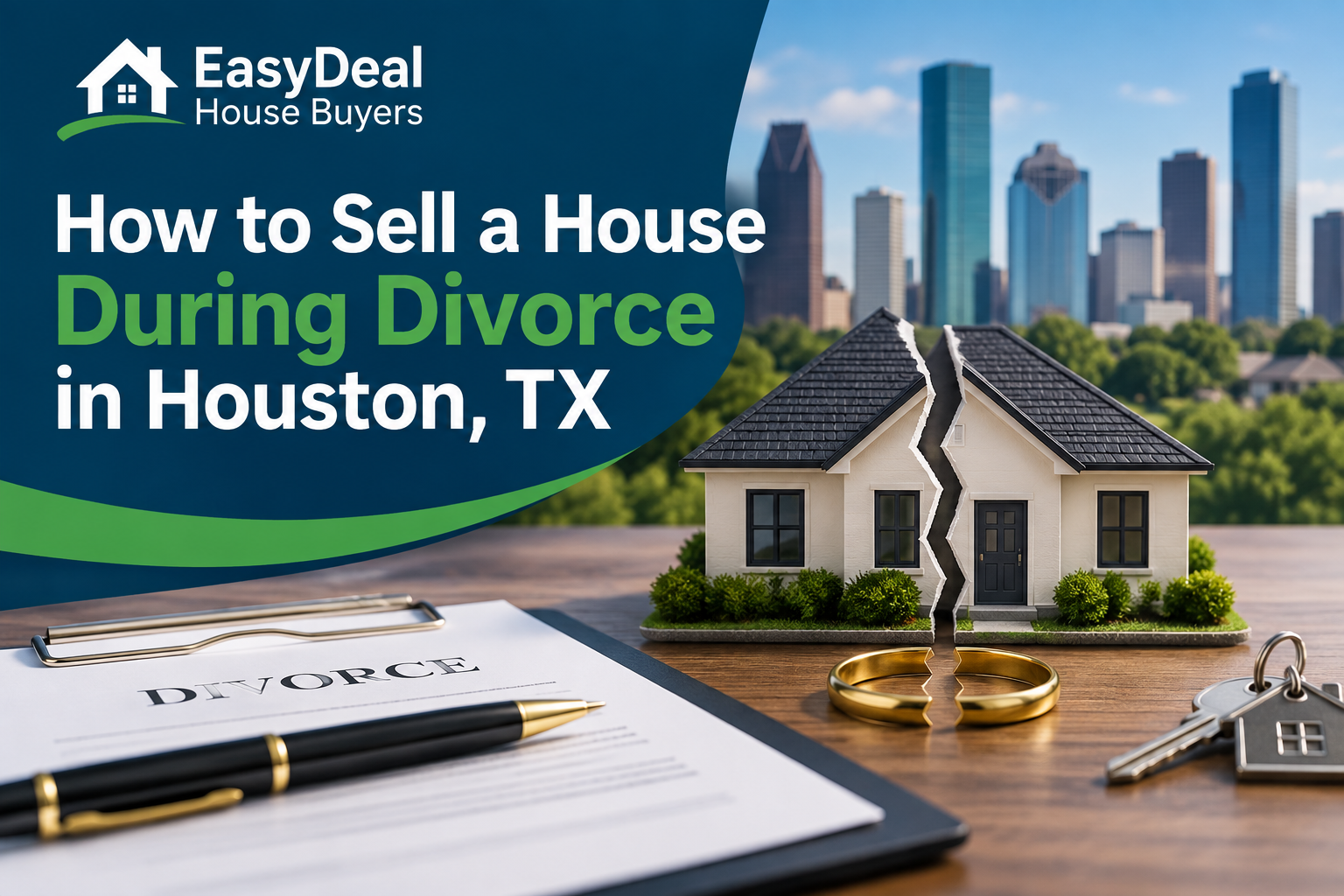 Selling a house during divorce in Houston, TX - EasyDeal House Buyers